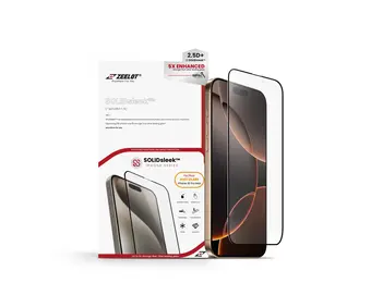 Zeelot 2.5D+ Solidsleek Screen Protector for iPhone 16 Pro Max - Matte Clear