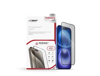 Zeelot 2.5D+ Solidsleek Screen Protector for iPhone 16 - Privacy