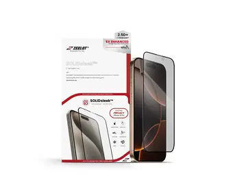Zeelot 2.5D+ Solidsleek Screen Protector for iPhone 16 Pro - Privacy
