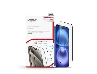 Zeelot 2.5D+ Solidsleek Screen Protector for iPhone 16 - Anti Blue Ray