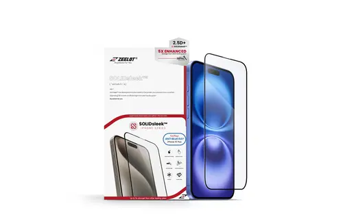 Zeelot 2.5D+ Solidsleek Screen Protector for iPhone 16 Plus - Anti Blue Ray