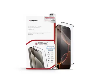 Zeelot 2.5D+ Solidsleek Screen Protector for iPhone 16 Pro - Anti Blue Ray