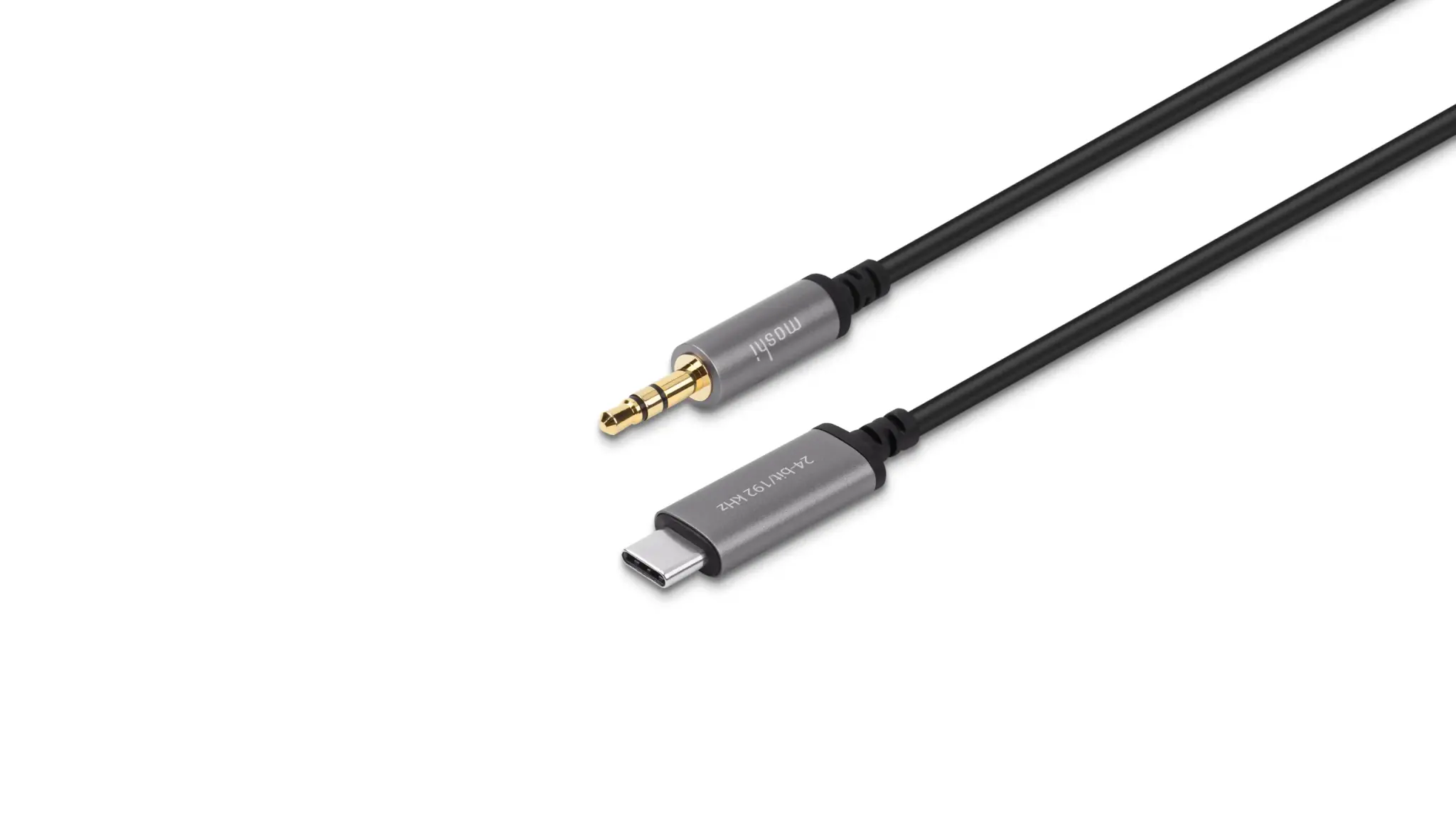 Moshi Aux 3.5mm to USB-C Cable 4ft/1.2m - Black