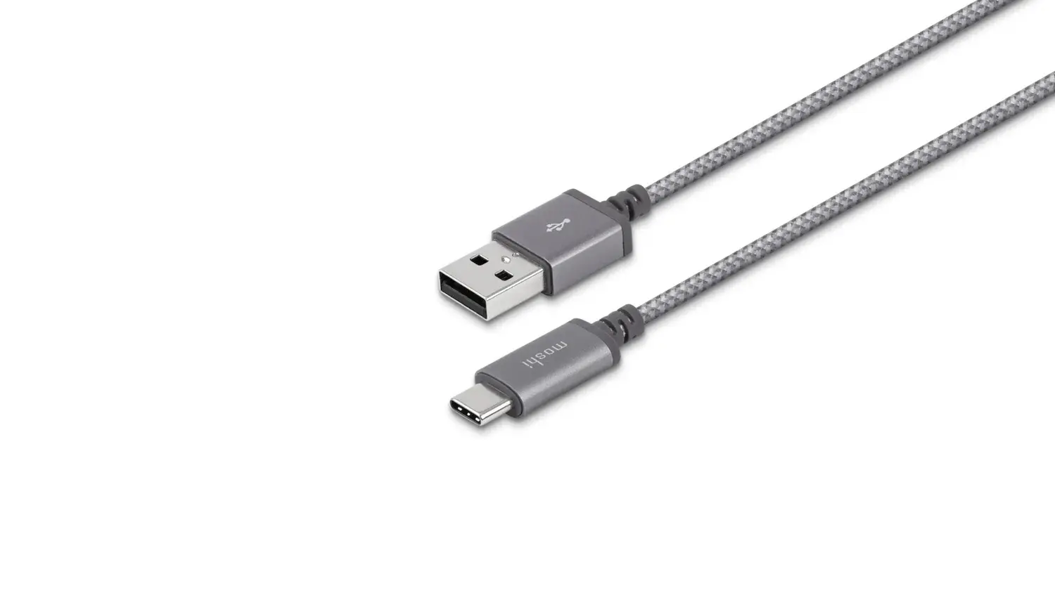 Moshi Integra USB-C to USB-A Charge Cable 5ft/1.5m - Titanium Gray