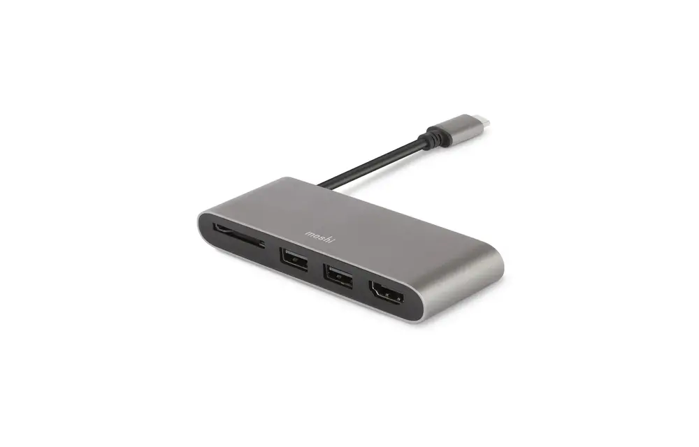 Moshi USB-C Multimedia Adapter - Titanium Gray