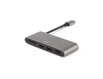 Moshi USB-C Multimedia Adapter - Titanium Gray
