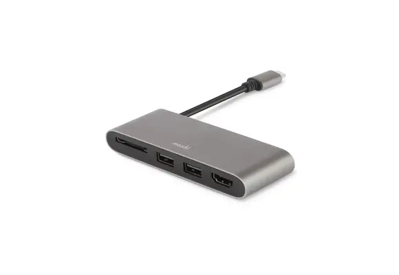 Moshi USB-C Multimedia Adapter - Titanium Gray