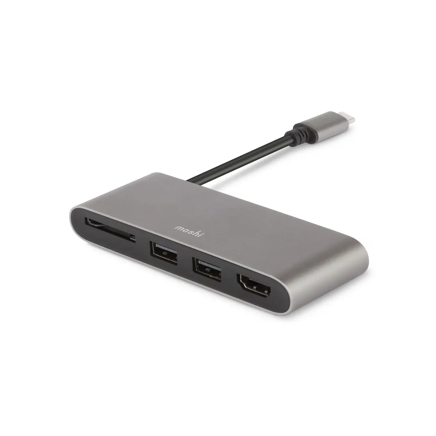 Moshi USB-C Multimedia Adapter - Titanium Gray