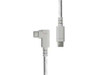 Moshi Integra USB-C to C (240W/480Mbps) Cable 90-degree 1.5m - Gray