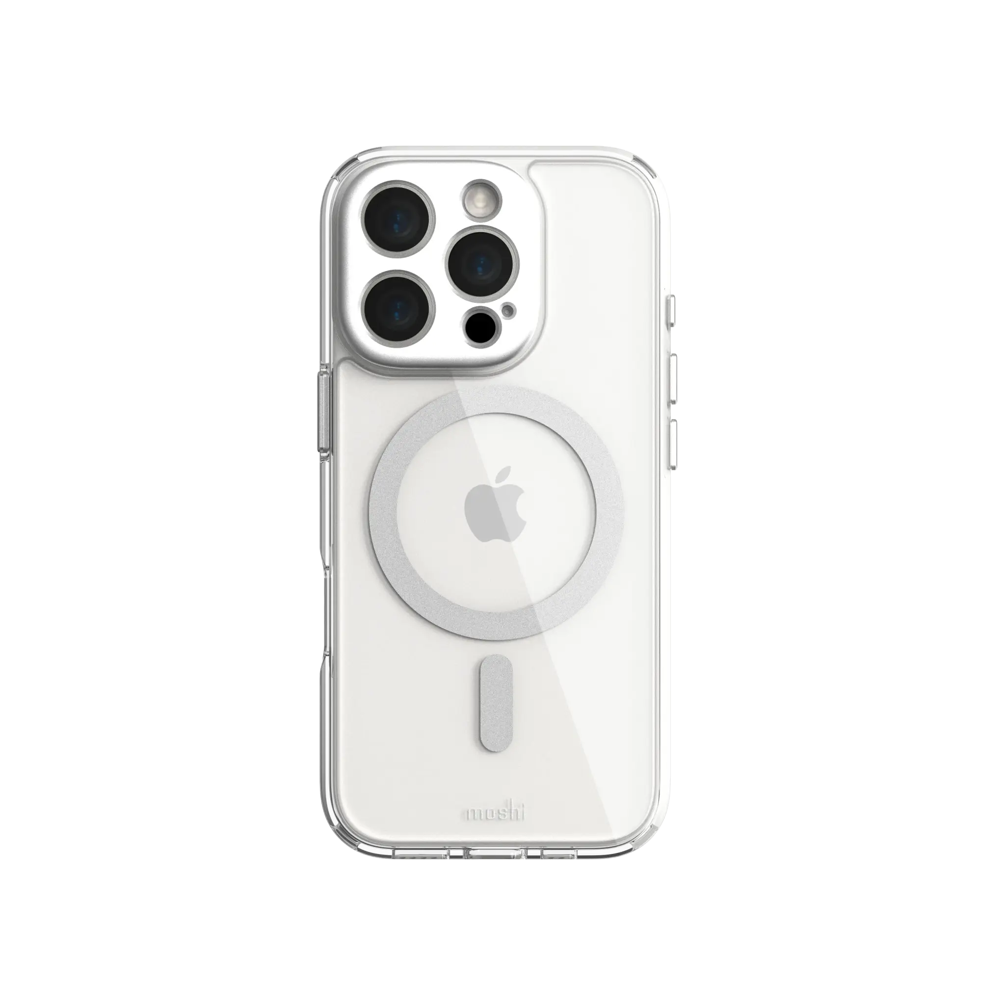 Moshi iGlaze MagSafe Case for iPhone 16 Pro - Luna Silver