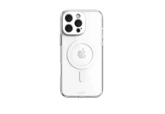 Moshi iGlaze MagSafe Case for iPhone 16 Pro Max - Luna Silver