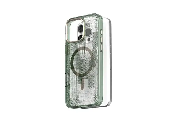 Moshi iGlaze MagSafe Case for iPhone 16 Pro Max - Sunlit Green