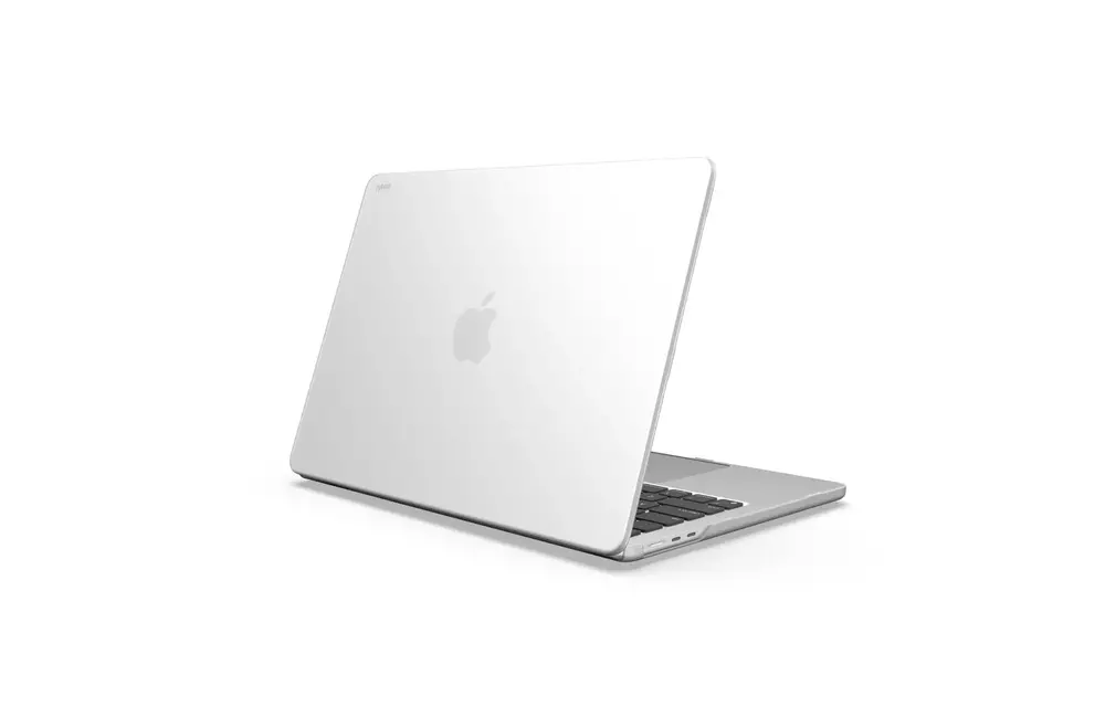 Moshi iGlaze Hardshell Slim Case for Apple MacBook Air 13" M2/M3/M4 - Stealth Clear