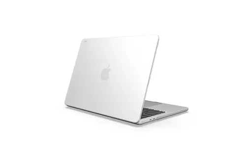 Moshi iGlaze Hardshell Slim Case for Apple MacBook Air 13" M2/M3/M4 - Stealth Clear