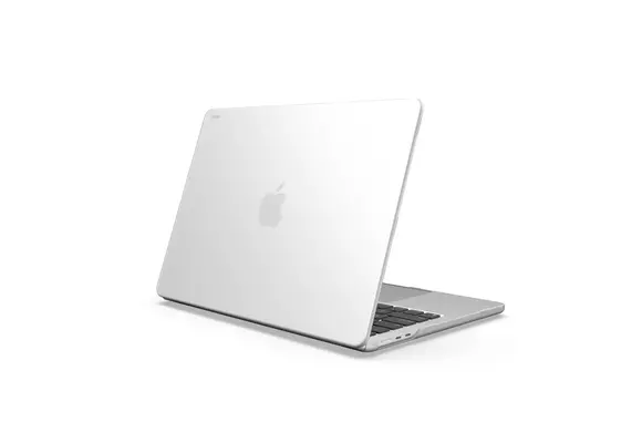 Moshi iGlaze Hardshell Slim Case for Apple MacBook Air 13" M2/M3/M4 - Stealth Clear