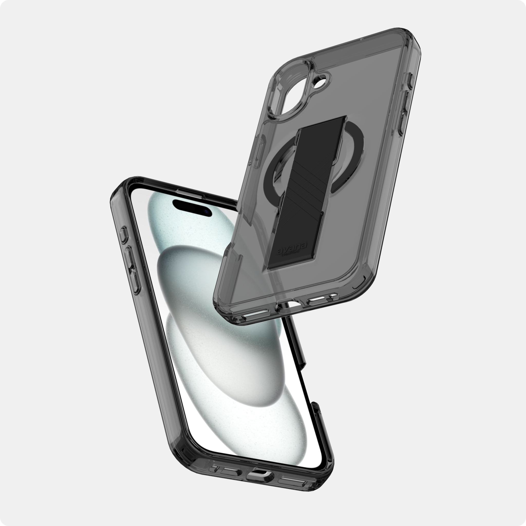 Avana Grip-It MagSafe Case for iPhone 16 - Ash