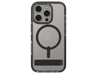 ZAGG Santa Cruz Snap MagSafe Case with Kickstand for iPhone 16 Pro - Black