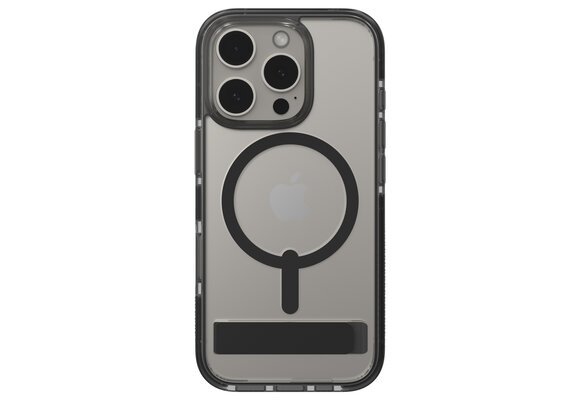 ZAGG Santa Cruz Snap MagSafe Case with Kickstand for iPhone 16 Pro - Black