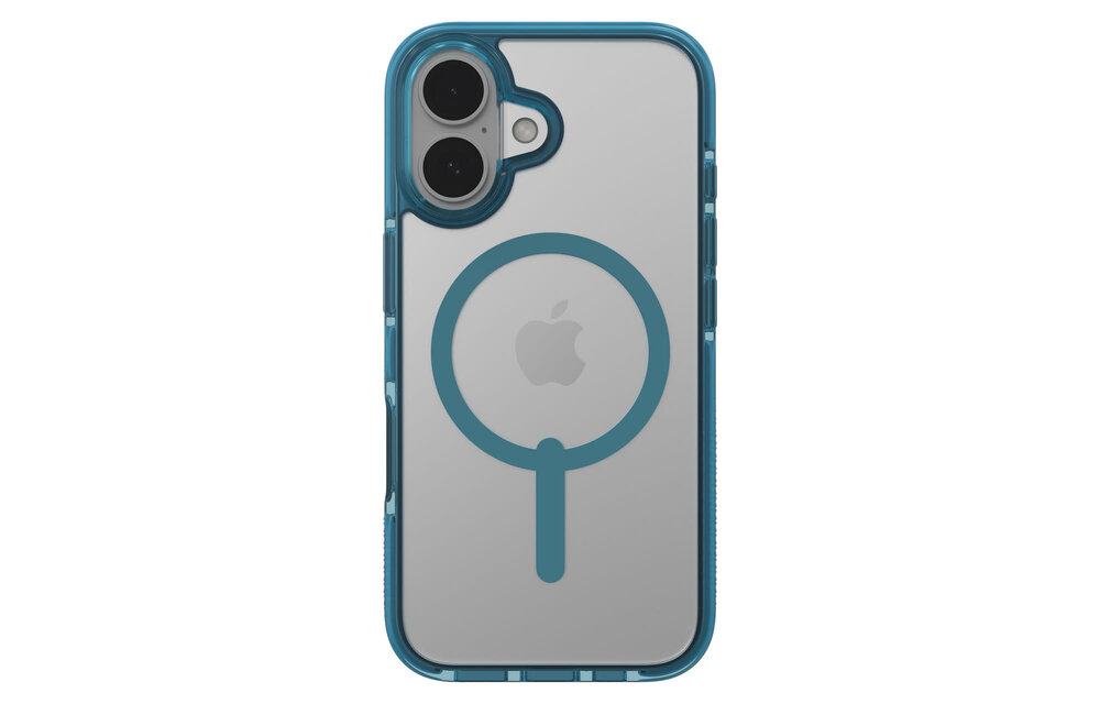 ZAGG Santa Cruz Snap MagSafe Case for iPhone 16 - Retro Blue