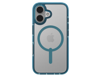 ZAGG Santa Cruz Snap MagSafe Case for iPhone 16 - Retro Blue