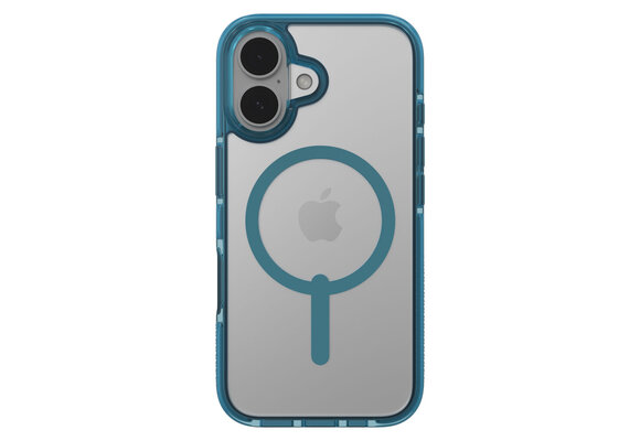ZAGG Santa Cruz Snap MagSafe Case for iPhone 16 - Retro Blue