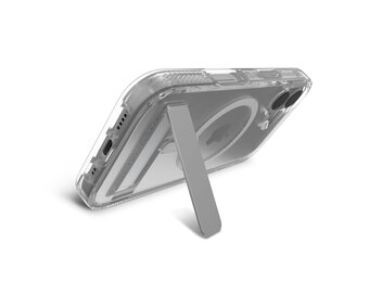 ZAGG Crystal Palace Snap MagSafe Case with Kickstand for iPhone 16 - Clear