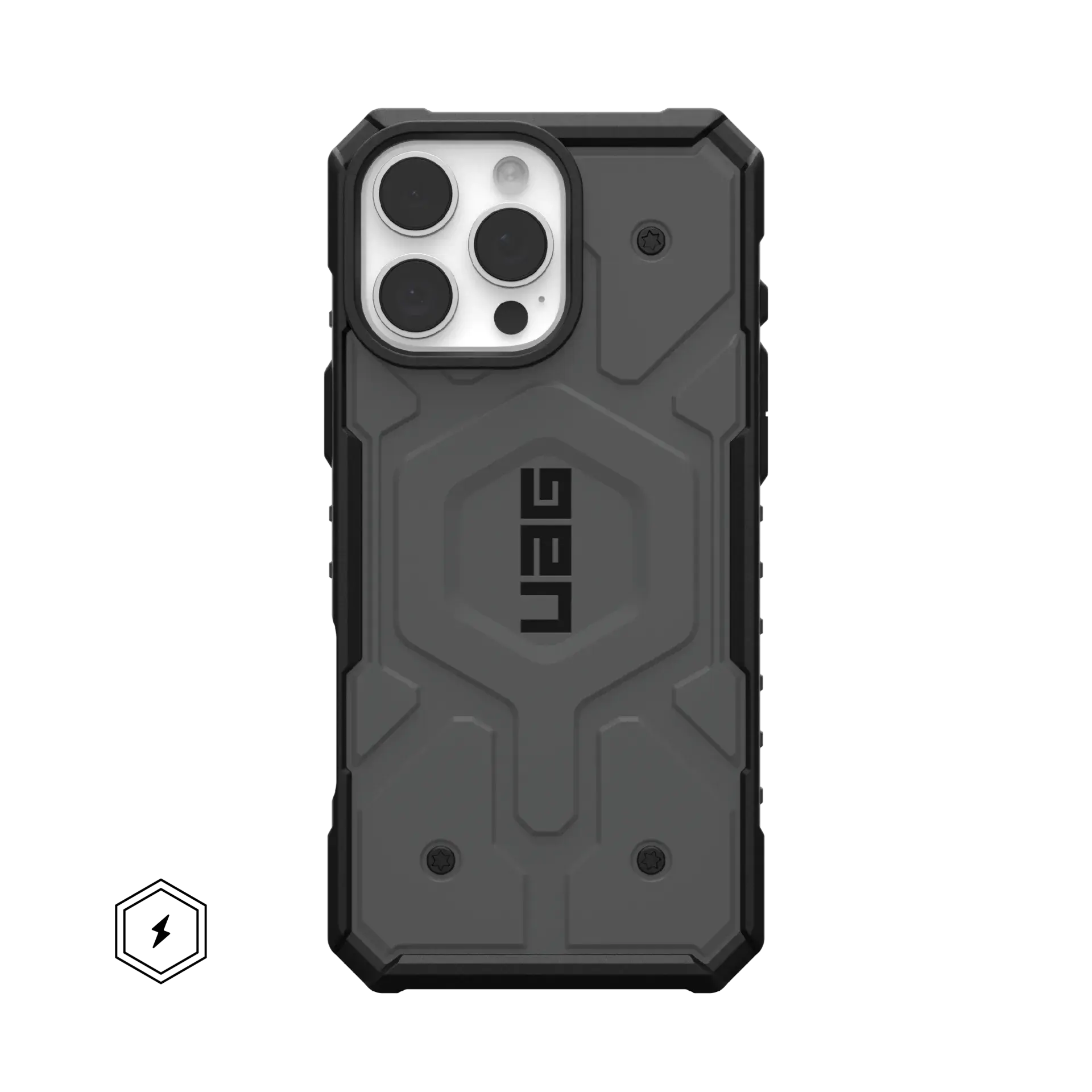 UAG Pathfinder MagSafe Case for iPhone 16 Pro Max - Silver