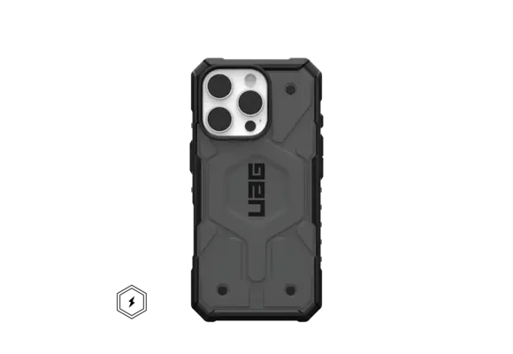 UAG Pathfinder MagSafe Case for iPhone 16 Pro - Silver