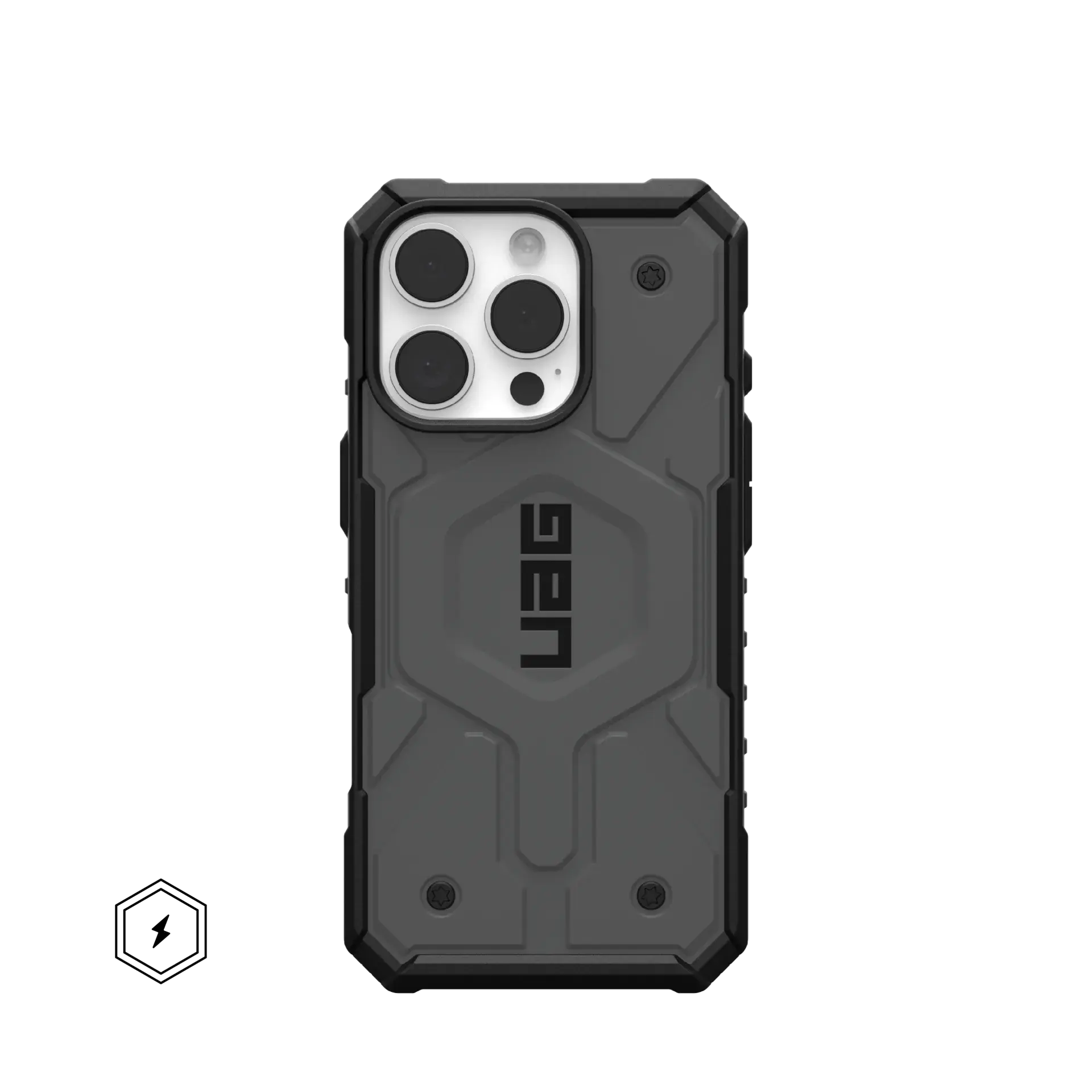 UAG Pathfinder MagSafe Case for iPhone 16 Pro - Silver