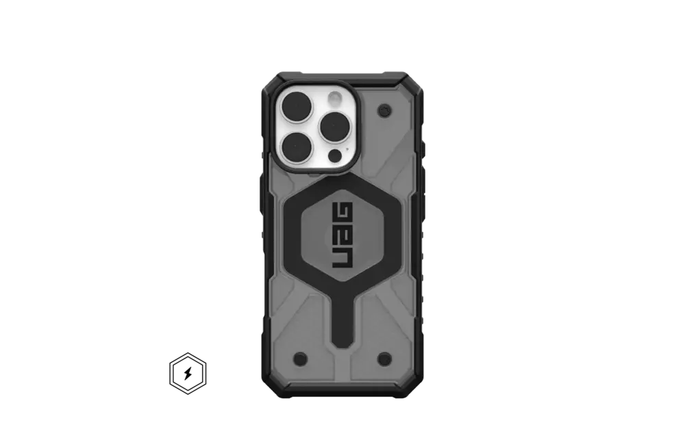 UAG Pathfinder Clear MagSafe Case for iPhone 16 Pro - Ash