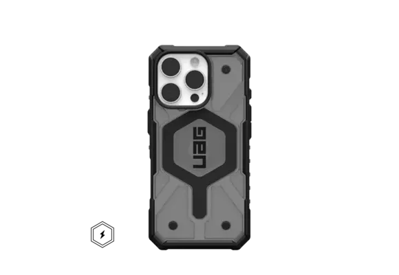 UAG Pathfinder Clear MagSafe Case for iPhone 16 Pro - Ash