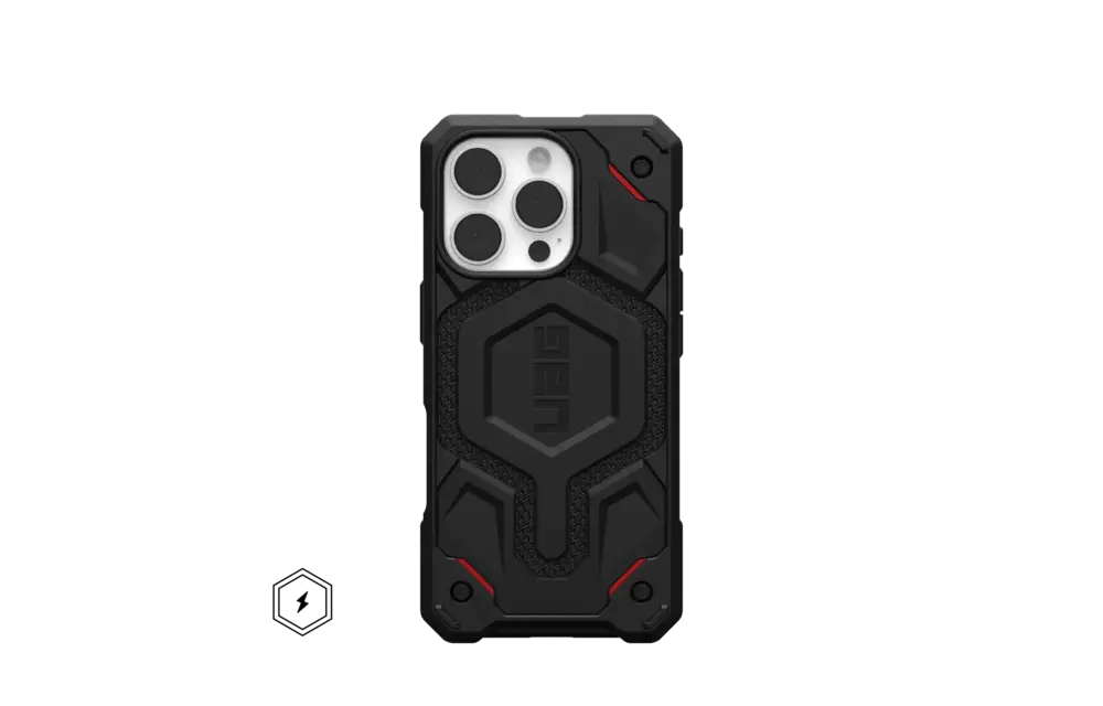 UAG Monarch Pro MagSafe Case for iPhone 16 Pro - Kevlar Black