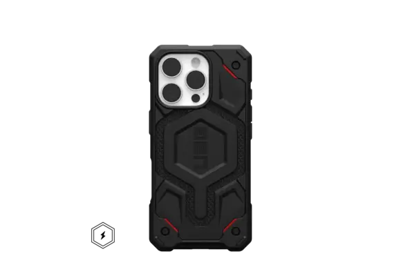 UAG Monarch Pro MagSafe Case for iPhone 16 Pro - Kevlar Black