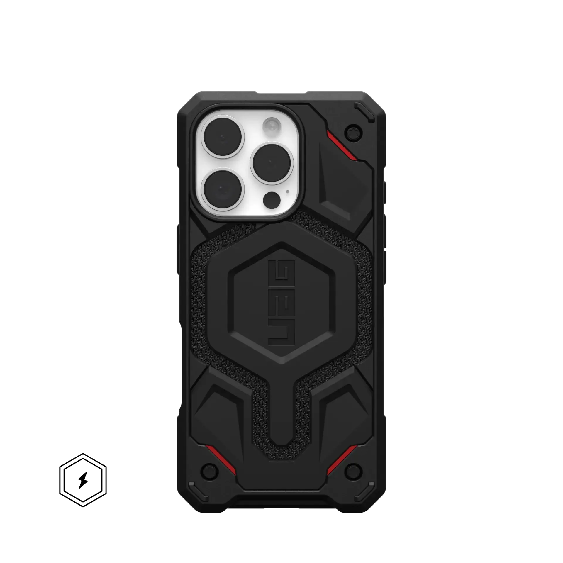 UAG Monarch Pro MagSafe Case for iPhone 16 Pro - Kevlar Black