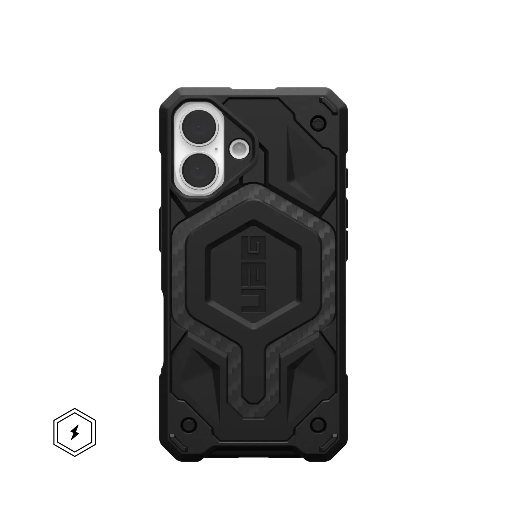 UAG Monarch Pro MagSafe Case for iPhone 16 - Carbon Fiber