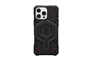 UAG Monarch Pro MagSafe Case for iPhone 16 Pro - Carbon Fiber Red Accent