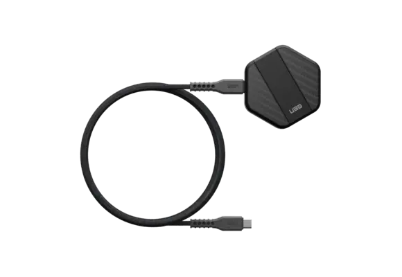 UAG Magnetic MagSafe Wireless Charger with Kickstand - Black /Carbon Fiber