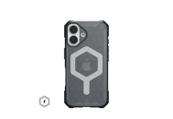 UAG Essential Armor MagSafe Case for iPhone 16 - Ash