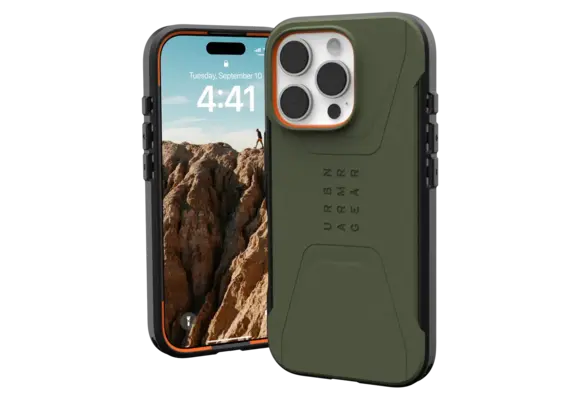 UAG Civilian MagSafe Case for iPhone 16 Pro - Olive Drab