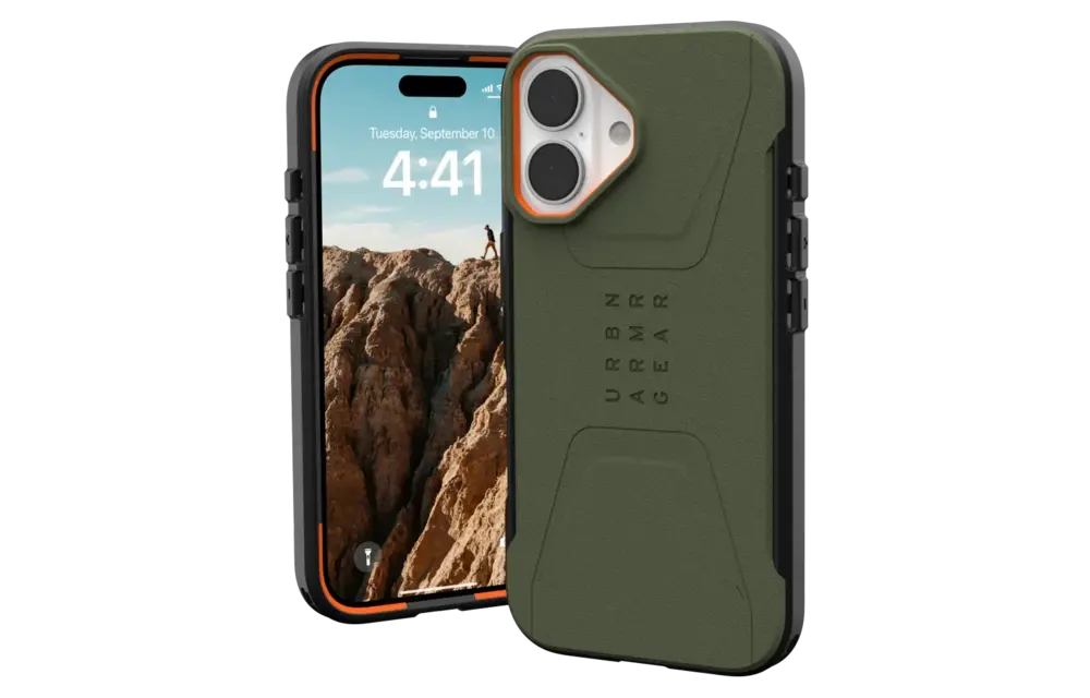 UAG Civilian MagSafe Case for iPhone 16 - Olive Drab