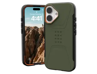 UAG Civilian MagSafe Case for iPhone 16 - Olive Drab