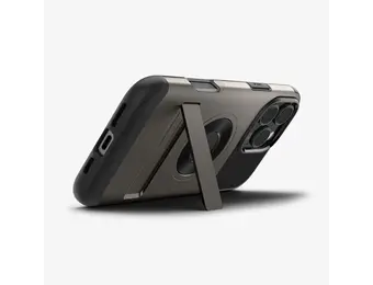 Spigen Slim Armor Kickstand MagSafe Case for iPhone 16 Pro Max - Gunmetal
