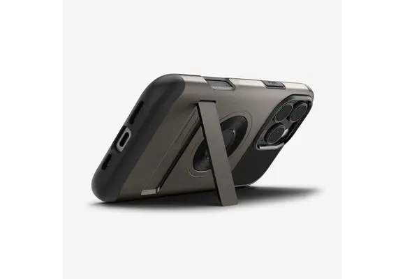 Spigen Slim Armor Kickstand MagSafe Case for iPhone 16 Pro Max - Gunmetal