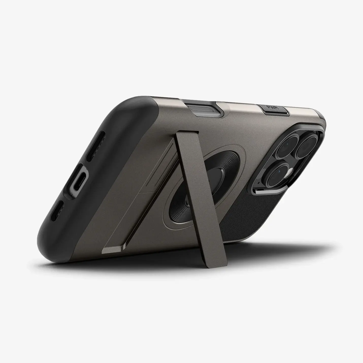 Spigen Slim Armor Kickstand MagSafe Case for iPhone 16 Pro Max - Gunmetal