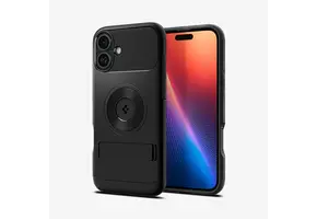 Spigen Slim Armor Kickstand MagSafe Case for iPhone 16 Plus - Black