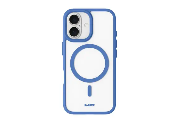 LAUT HUEX Protect MagSafe Case for iPhone 16 Plus - Heron Blue