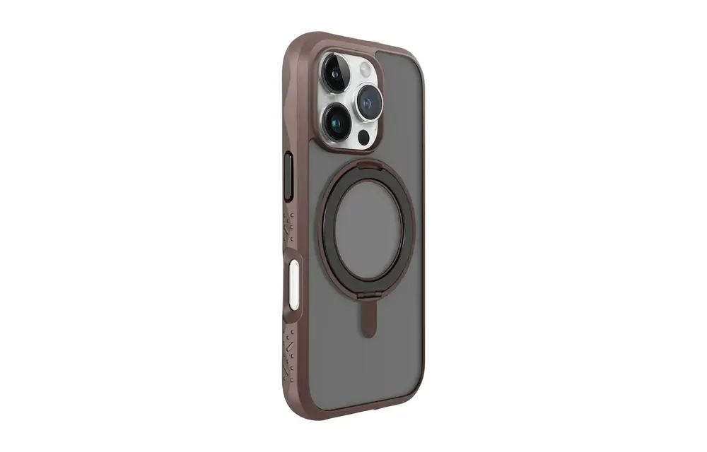 LAUT Crystal Matter MagSafe Case for iPhone 16 Pro Max - Earth Brown