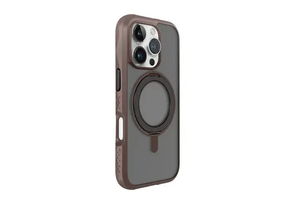 LAUT Crystal Matter MagSafe Case for iPhone 16 Pro Max - Earth Brown