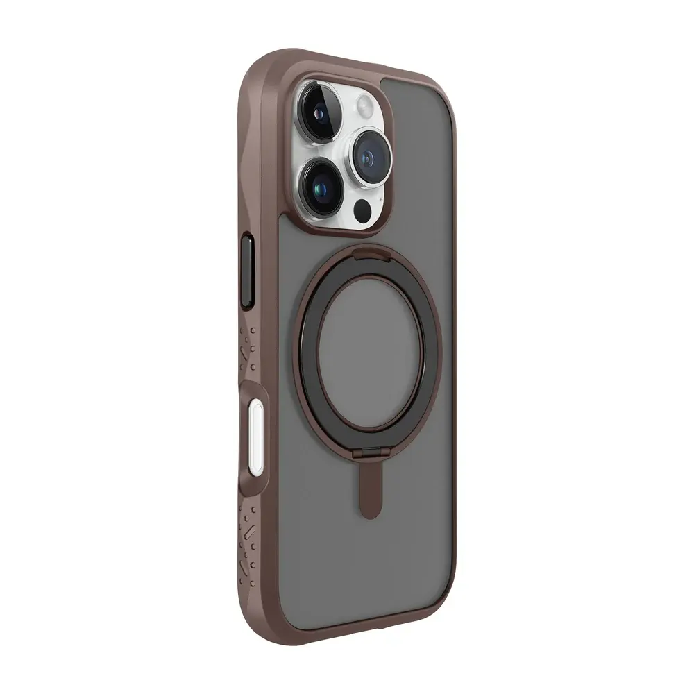 LAUT Crystal Matter MagSafe Case for iPhone 16 Pro Max - Earth Brown