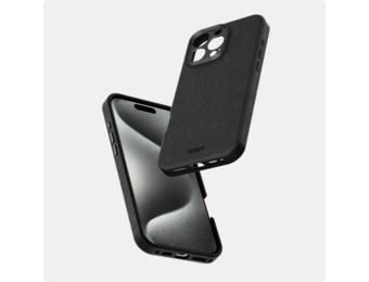 Avana Leather MagSafe Case for iPhone 16 Pro - Ash Black